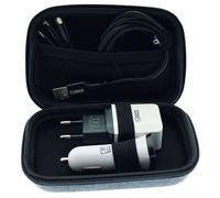 2GO 797206 2GO Reise-Set All in One 3-tlg. USB Kabel + Ladegerät