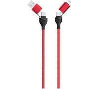 2GO 797370 Câble USB 1,2 m USB A/USB C USB C/Lightning Noir