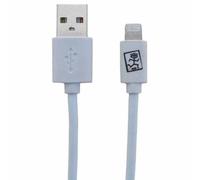 2GO Câble Lightning 795781 : 1m, Connecteur Lightning Mâle, Connecteur USB B Mâle, Blanc, Compatible iPhone/iPad Air, H.S. Code 84733080