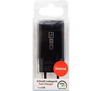 2GO Acoustics Chargeur USB rapide Modèle 2GO 5V=3A / 9V=2A / 12V=1,5A Noir