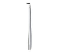 2GO Chausse-pied en métal - Corne à chaussures chromée pour un enfilage confortable - Stable et durable - Avec trou de suspension - Forme ergonomique - Idéal pour le quotidien et les voyages - 52 cm