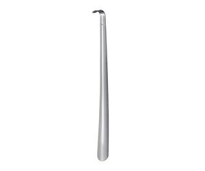 2GO Chausse-pied en métal - Corne à chaussures chromée pour un enfilage confortable - Stable et durable - Avec trou de suspension - Forme ergonomique - Idéal pour le quotidien et les voyages - 52 cm