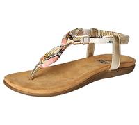 2Go Fashion Femme 8018-805 Sandale Plate, Gold, 39 EU