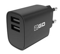 2GO Ladegerät 10W 2-Port 2x USB-A schwarz