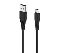 2GO USB Ladekabel - schwarz - 100cm für USB Type-C