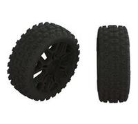 2ho Tire Set Glued Black (2) Arrma G