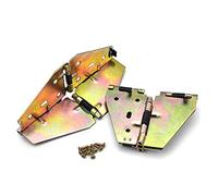 2i Morceau/Square Table Changer de table ronde Support Pliage Table à manger Table Croix Spring Charnière, 180 degrés Meubles à rabat de bureau Butterfly Charnière(Large)