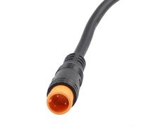 2in1 E-Bike Switch Headlight Speaker 3Pin Black | Controls headlight and speaker, 3pin interface, fits 22.2mm bars, black ABS body, simple wiring