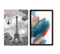 2in1 Jeu pour Samsung Galaxy Tab A8 SM-X200 X205 10.5 Pouces Housse + Glas