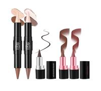 2IN1 MAVAGE OMBRAGE Stick Face Highlighters LIP LIMET ET LE VILSTICK EYELINEURS 5D Perfect Makeup Set Pour Home Travel Duals Endred Cream Contouring