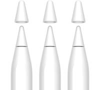 2In1 Non-Slip Writing Nib/Tip Protector Compatible With Apple Pencil 1St & 2Nd Generation (Pack Of 10), White[M647]