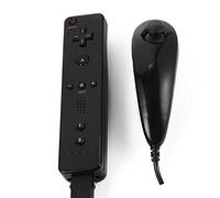 2in1 Nunchuck and Remote Controller with Wrist Strap for Nintendo Wii & Wii U