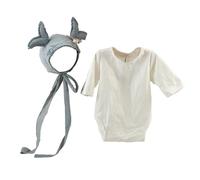 2in1 Pour Nourrissons Photographies Chapeau Saut Combinaison Combinaison Combinaison Photoshoot Photoshoots Photos