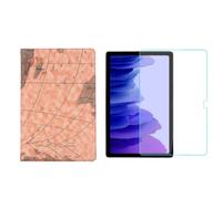 Ensemble 2 en 1 pour Samsung Galaxy Tab A7 SM-T500 T505 10,4" avec Housse de Protection Fine en Verre trempé
