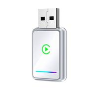 2IN1 Wireless CarPlay Android Auto USB Adapter Dongle Smart Mini Box Plug Play Converts Wired Carplay to Wireless A