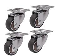 2inch Super Mute Wheels Casters Wheel Diameter 50mm,Bear 40kg for Furniture Sofa Showcase Home Hardware 4Pcs Casters