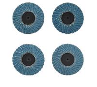 2inch Zirconia Mini Flap Disc Quick Change Sanding Discs Grit 40/60/80/120 With 1/4 Disc Pad Holder For Rotary Tool Die Grinder(13pcs)