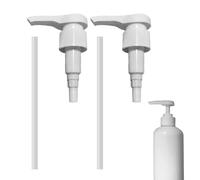 2Jeu Pompe Sirop pour Monin,1 litres Bar Caramel FiletéE Bouteille Distributeur,Plastique RéUtilisable 70cl Vanille Cafe sans Sucre Bidon Syrup Noisette Distributeurs Doseur Doseuse pour Dispenser