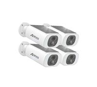 ANRAN 2K 3MP Kit caméra de Surveillance extérieure Sans Fil, vision Nocturne Couleur, APP gratuite CloudEdge ou ANRAN, C3
