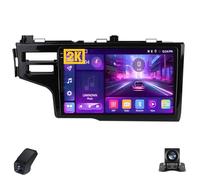 2K Autoradio pour Honda Jazz 3 2015-2020 Écran Tactile QLED Android Autoradio 9-inch/CarPlay sans Fil/Android Auto/WiFi/Radio FM AM RDS/GPS/Bluetooth/DSP/Caméra de Recul/ADAS DVR(Lhd,M400S 2K)