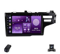 2K Autoradio pour Honda Jazz 3 2015-2020 Écran Tactile QLED Android Autoradio 9-inch/CarPlay sans Fil/Android Auto/WiFi/Radio FM AM RDS/GPS/Bluetooth/DSP/Caméra de Recul/ADAS DVR(RHD,M100CP)