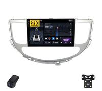 2K Autoradio pour Hyundai Rohens Genesis Coupe 2008-2013 Écran Tactile Android Autoradio 9-inch/CarPlay/Android Auto/WiFi/Radio FM AM RDS/GPS/Bluetooth/DSP/Caméra de Recul/ADAS DVR(M400S 2K)