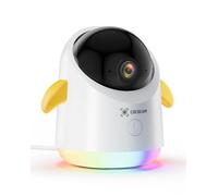 2K Babyphone Caméra surveillance multifonctionnelle COCOCAM Wi-FI 2.4/5G PTZ 360° Analyse IA Détection Pleurs