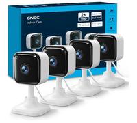 2K Camera Interieur Maison 2.4G/5Ghz Wifi Pour Bébé/Animaux(Lot De 4) Vision Nocturne Infrarouge Détection Ia Audio Bidire[CE287]