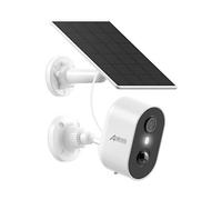 Vidéosurveillance Anran 2K Caméra surveillance batterie Extérieur sans Fil rechargeable avec Panneau Solaire-C2