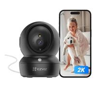 2K Caméra Surveillance WiFi Intérieure Camera Bébé 2.4Ghz Pan/Tilt à 360 °Détection Humaine/Bruit Vision Nocturne Intelligente