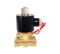 2K Series Direct-acting Normally Open Water Valve 1/4", 1/8", 1/2", 3/4" AC220V, DC24V Pneumatic Valve for Water Oil Air (2K250-25)
