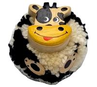 2Kids Toys Aimant en bois Grand Pompon Vache