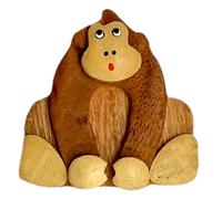 2Kids Toys Aimant en bois Grand singe marron