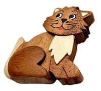 2Kids Toys Aimant en bois Gros chat