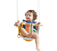 2Kids Toys Baby Textile Swing 100% coton rayé