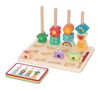 2Kids Toys Card Sorting Game Meadow jouet d’activité 18m+ 30 pcs