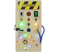 2Kids Toys LED Busy Board jouet d’activité 10m+ 1 pcs