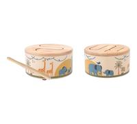 2Kids Toys Wooden Drum Safari jouet musical 18m+ 1 pcs