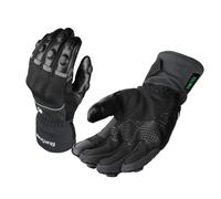 2KP CE Gants de Moto Hiver, Gants de Moto Imperméables pour Hommes et Femmes, Protection Legère et Chaude, Gants de Motard à Écran Tactile Avec Protection Rigide Des Articulations pour VTT, BMX
