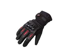 2KP CE Gants de Moto pour Hommes et Femmes, Gants d'équitation de Moto d'hiver, Gants de Moto Imperméables et Coupe-Vent à écran Tactile avec Articulation Dure pour Motocross, Course,BMX,VTT,Cyclisme