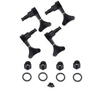 2L 2R Noir Fermé En Alliage de Zinc Mécaniques Cordes Tuning Pegs Compatible avec Basse Électrique Touches de Basse