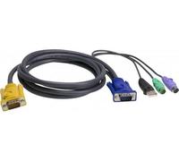 [2L-5302UP] ATEN Câble KVM 2L-5302UP - USB/PS2/VGA vers SPHD 2m