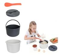 2L Cuiseur de riz Micro Onde Multifonction Cuit Vapeur Micro Onde avec Cuillère à riz Couvercle Tasse à Mesurer Passoire et Panier Vapeur Récipient Alimentaire pour Cuisson Rapide Orange