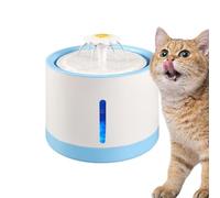 2L Distributeur d'eau automatique pour animaux de compagnie et chat et chien rechargeable Fountain Quiet Flowing Water Bowl for Multiple Pets Indoor Use Easy Cleaning Encourages Hydration with Large
