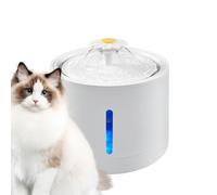 2L Distributeur d'eau automatique pour animaux de compagnie et chat et chien rechargeable Fountain Quiet Flowing Water Bowl for Multiple Pets Indoor Use Easy Cleaning Encourages Hydration with Large