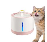 2L Distributeur d'eau automatique pour animaux de compagnie et chat et chien rechargeable Fountain Quiet Flowing Water Bowl for Multiple Pets Indoor Use Easy Cleaning Encourages Hydration with Large