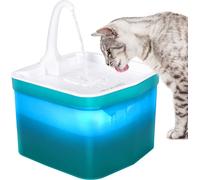 2L Fontaine pour animaux de compagnie Fontaine d'eau pour fleurs Automatiquement silencieuse avec lumière LED