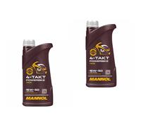 2L MANNOL huile moteur 4-TAKT Powerbike 7832 15W-50 pour Ducati Kawasaki Suzuki