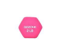 2LB HALTERES EN NÉOPRÈNE HEXAGONALES Haltères de base en néoprène pour la main pour l'exercice et le tonus musculaire, poignée confortable pour la main