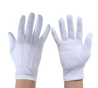 2lots D Digitale Libère des Gants Élégants Bijoux De Couleur Solide Manipulation Améliorant L'apparence Professionnelle Gants D'apparence Professionnelle